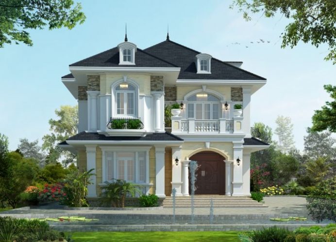 Hình ảnh nhà 2 tầng đẹp của gia đình anh Đô ở Phú Thọ